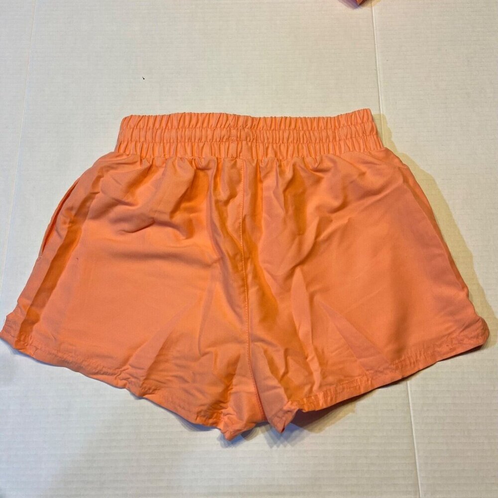 Wilo The Label Women's 2 in 1 Running Short Peach Athletic Activewear Workout - Picture 8 of 10